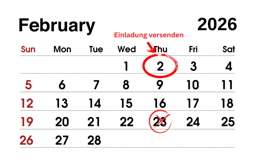 Falsche Ladungsfrist zur Eigentümerversammlung